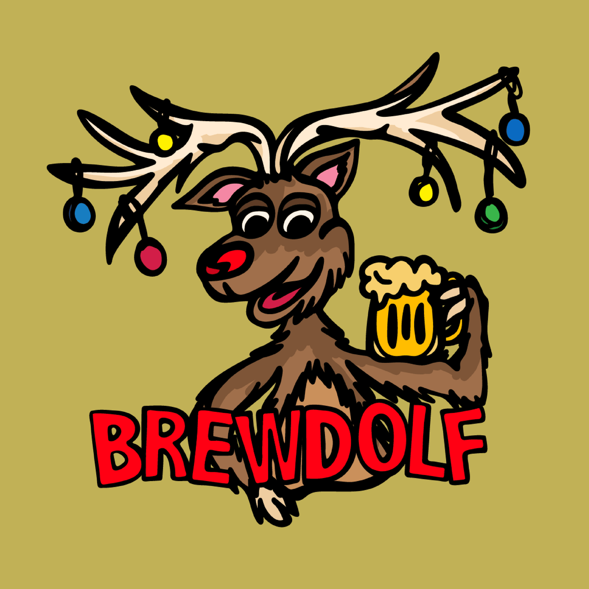 Brewdolf 🦌 – Men's T Shirt