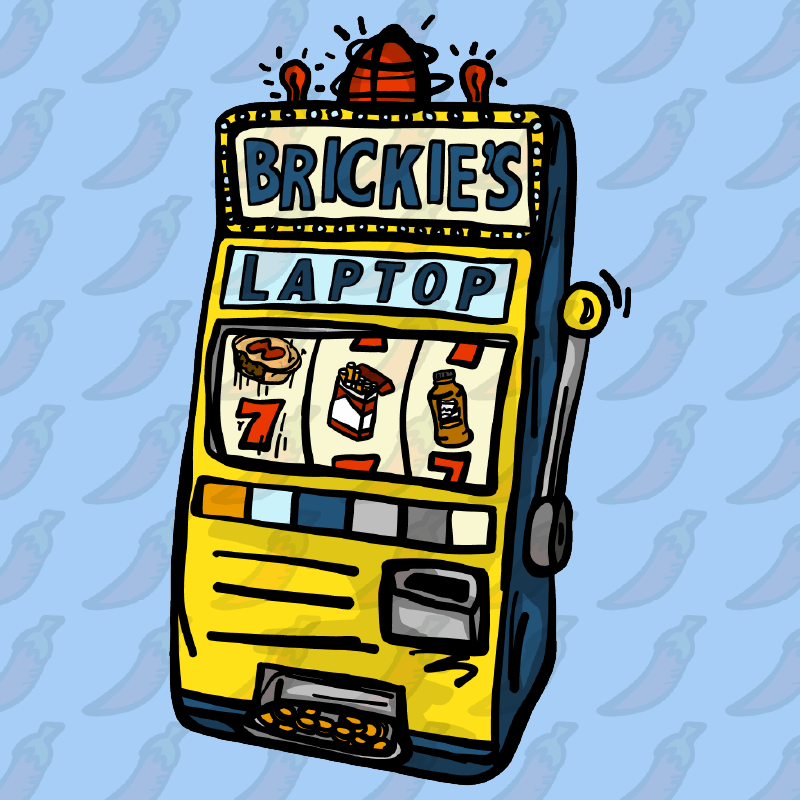 Brickie’s Laptop 🎰 - Men's T Shirt