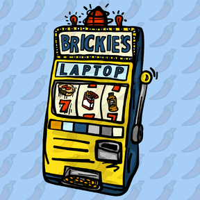 Brickie’s Laptop 🎰 -  Women's T Shirt