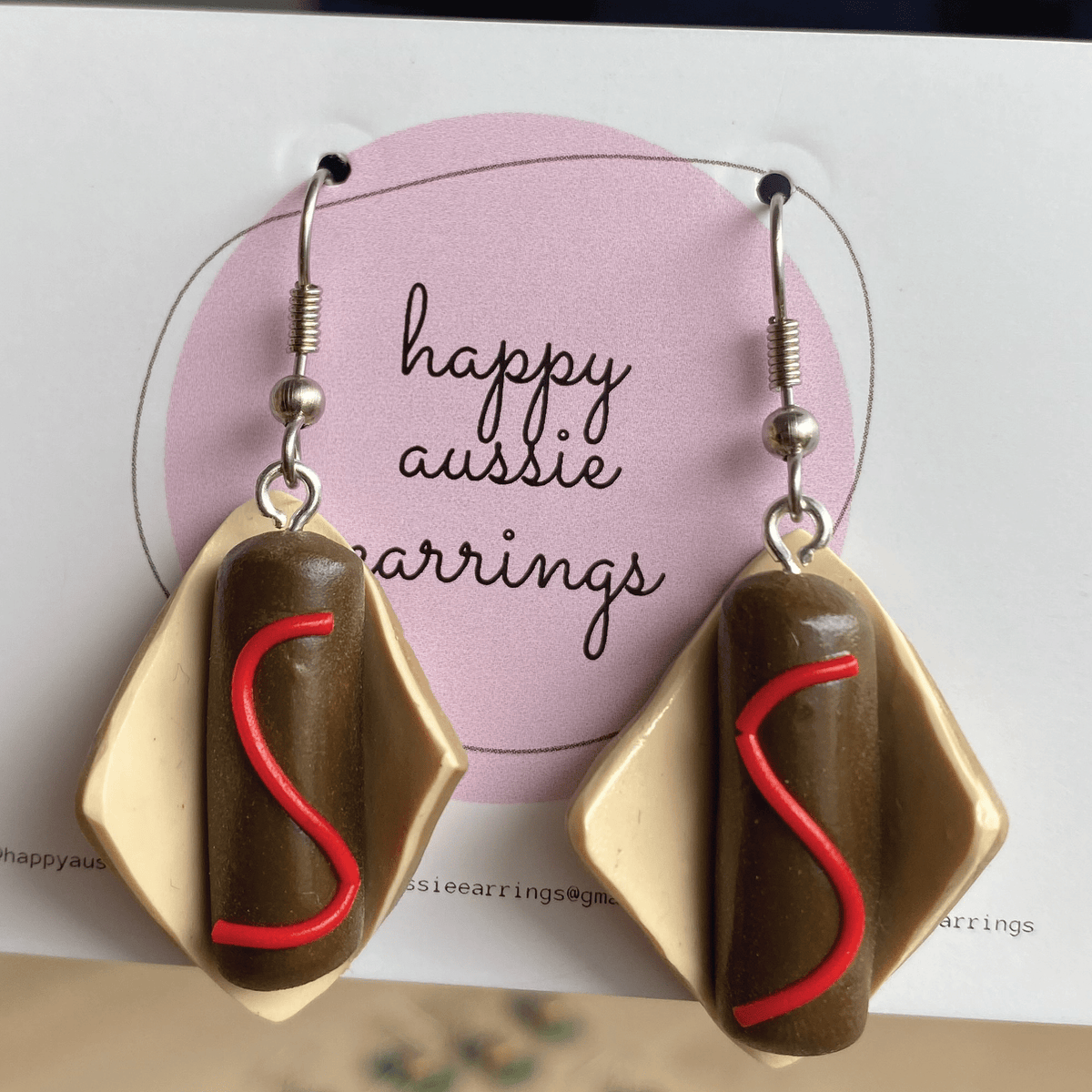 Bunnings Snag Dangle Earrings 🌭