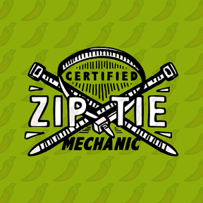 Certified Ziptie Mechanic 🔧 – Men's T Shirt