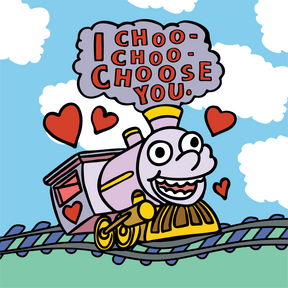 Choo Choo Choose You 🖱️🚂- Mouse Pad