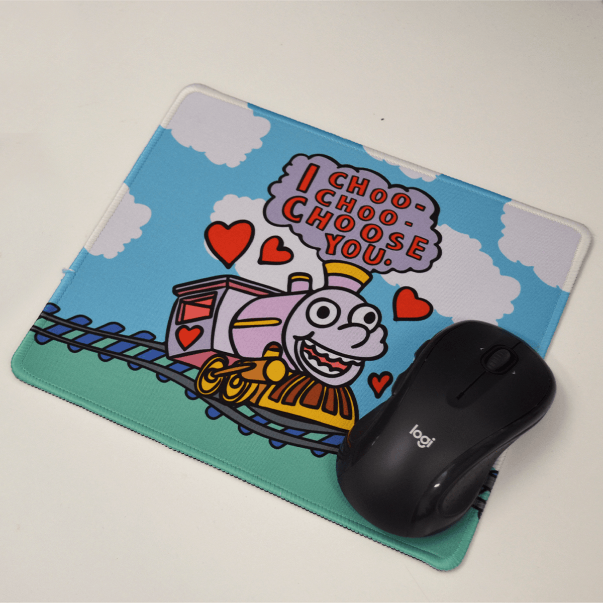 Choo Choo Choose You 🖱️🚂- Mouse Pad