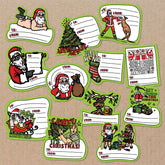 Christmas Assorted Sticker Gift Tags 🎄🏷️ - A5 Sticker Sheet