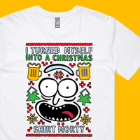 Christmas Morty – Men's T Shirt