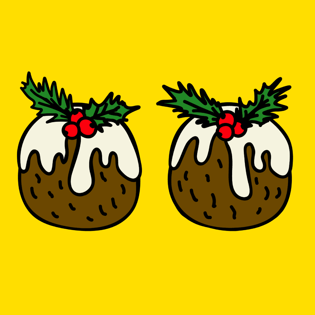 Christmas Puddings 🌰🌰 – Men's T Shirt