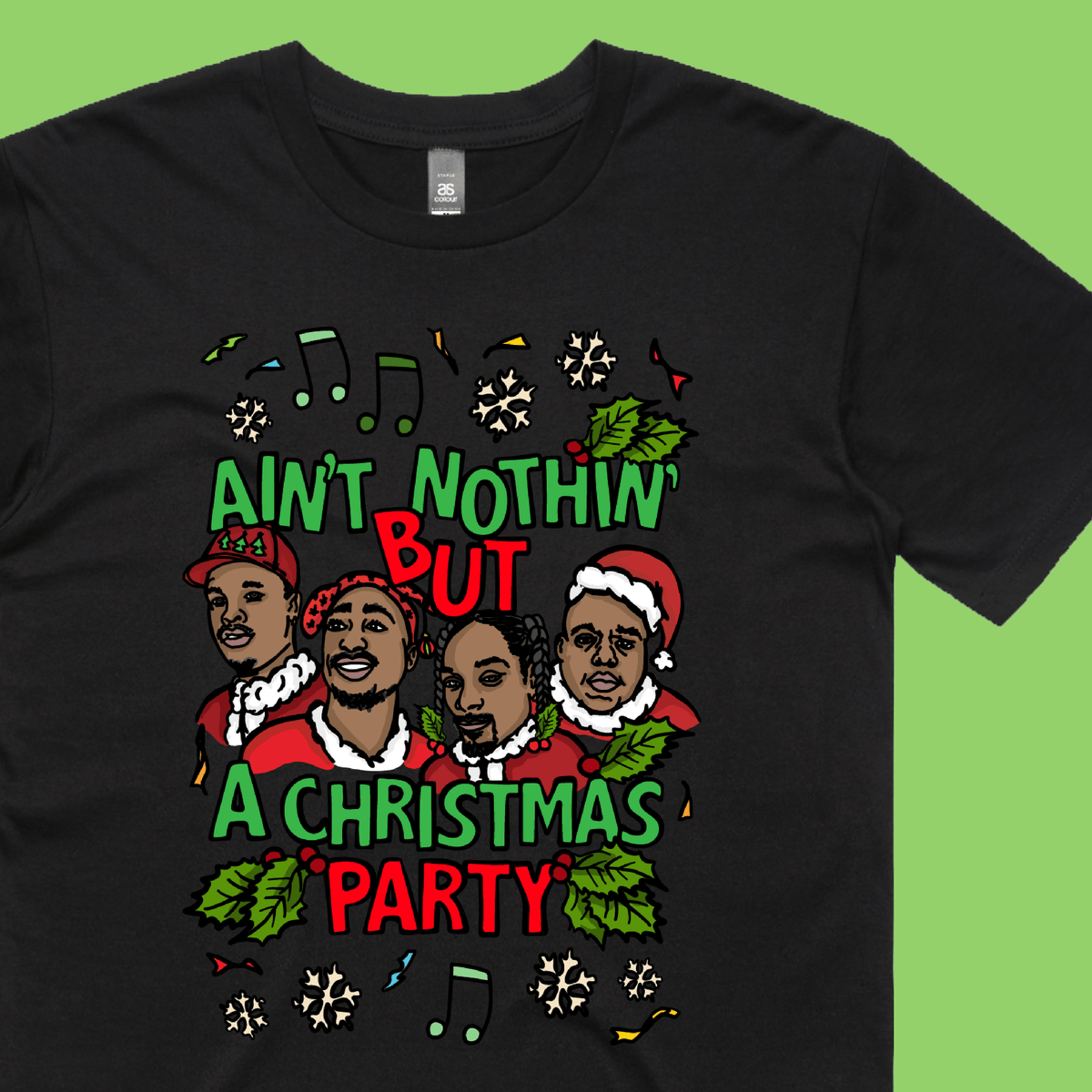 Christmas Rapping 🎵🎁 – Men's T Shirt