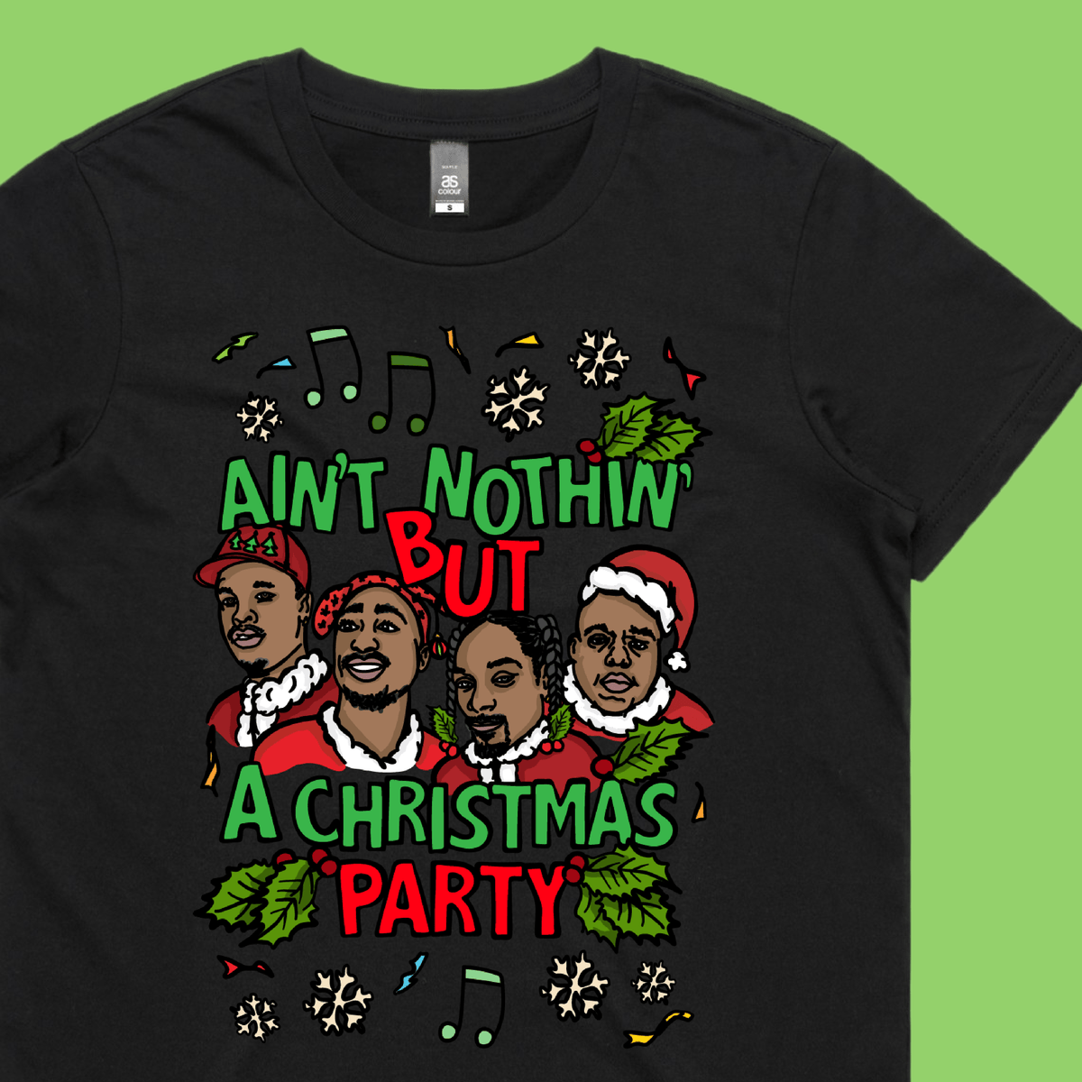Christmas Rapping 🎵🎁 – Women's T Shirt