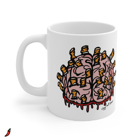 Ciggy Butt-Brain 🚬🧠 - Coffee Mug