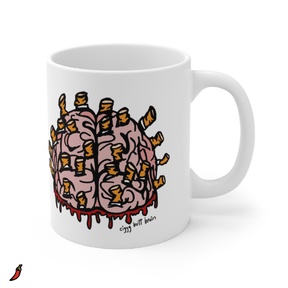 Ciggy Butt-Brain 🚬🧠 - Coffee Mug