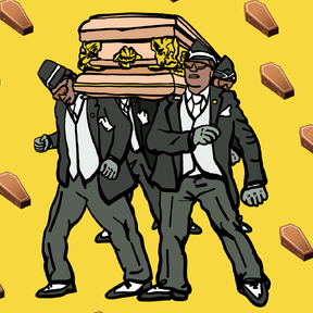 Coffin Dance ⚰️ - Stubby Holder