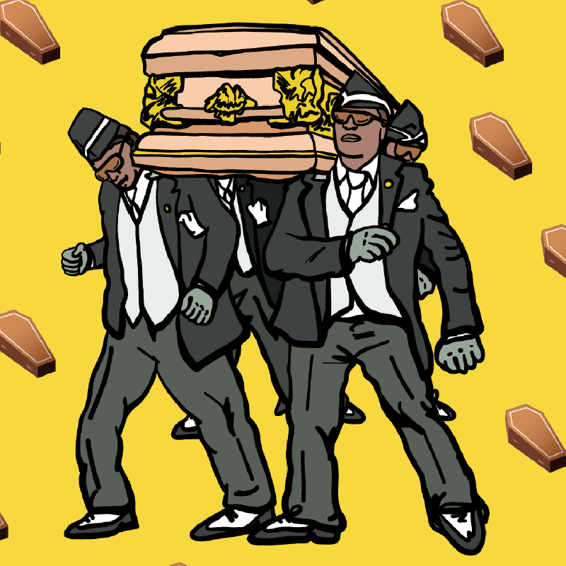 Coffin Dance ⚰️ - Stubby Holder