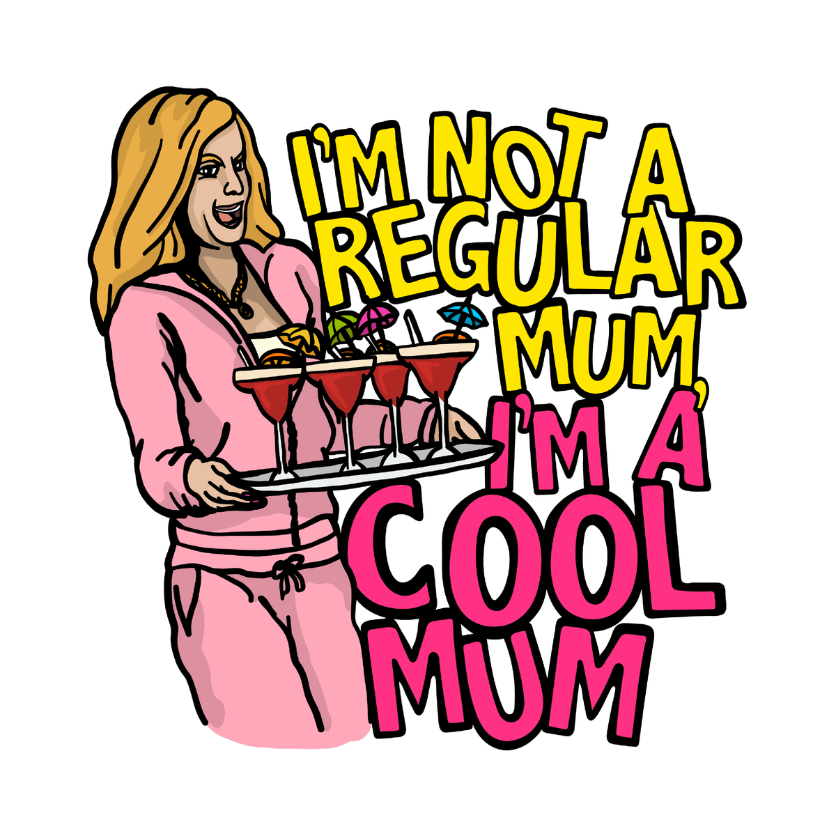 Cool Mum 😎🍸 - Women's T Shirt