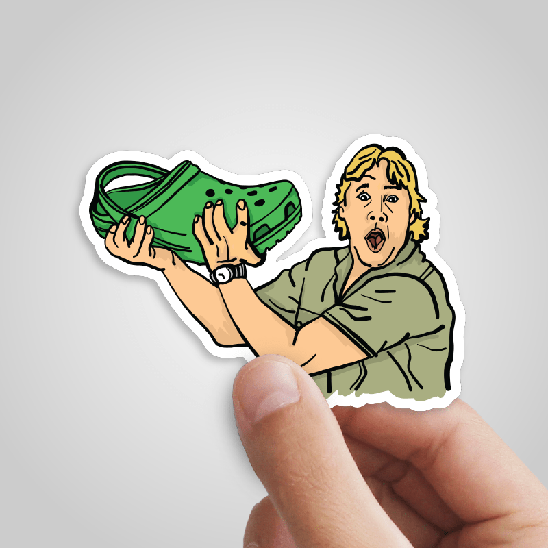 Crikey! Croc Hunter 🐊 - Sticker