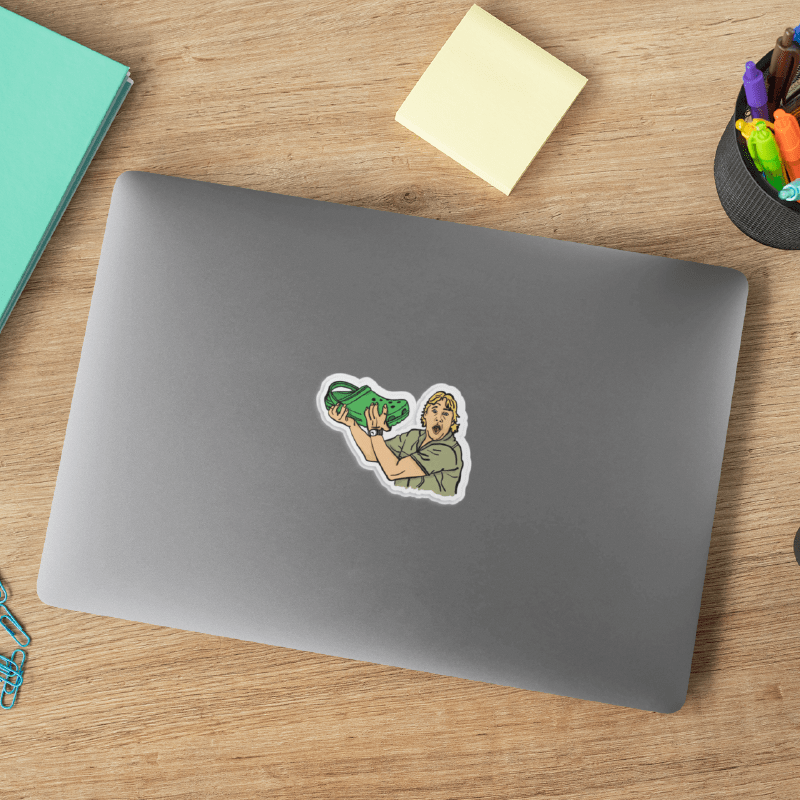 Crikey! Croc Hunter 🐊 - Sticker