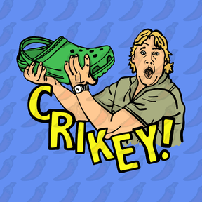 Crikey! Croc Hunter 🐊 - Stubby Holder