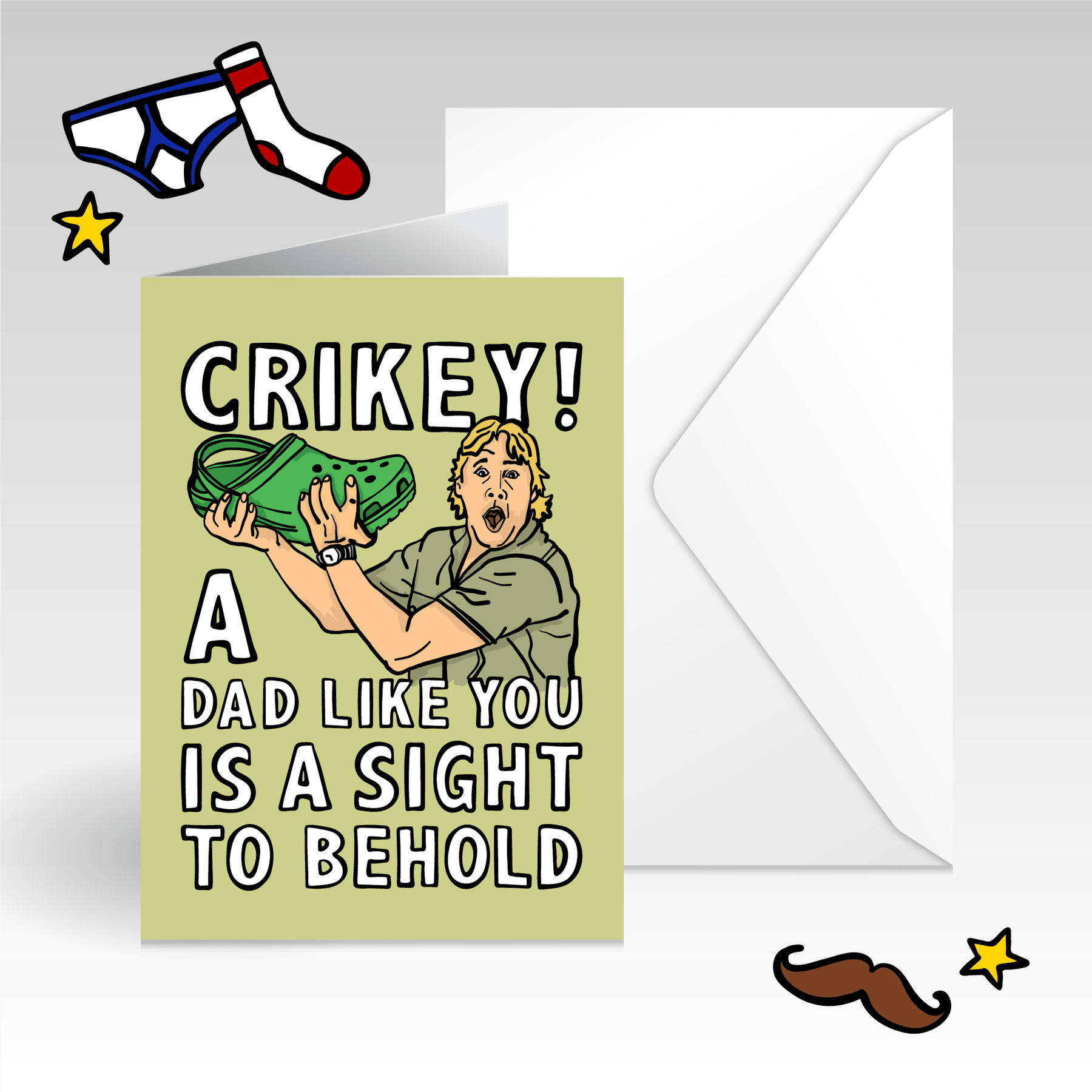 Crikey 🐊 - Father's Day Card