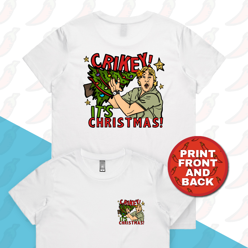 Crikey It’s Christmas 🐊🎄- Women's T Shirt