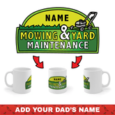 Dad’s Mowing Company 👍 – Customisable Coffee Mug