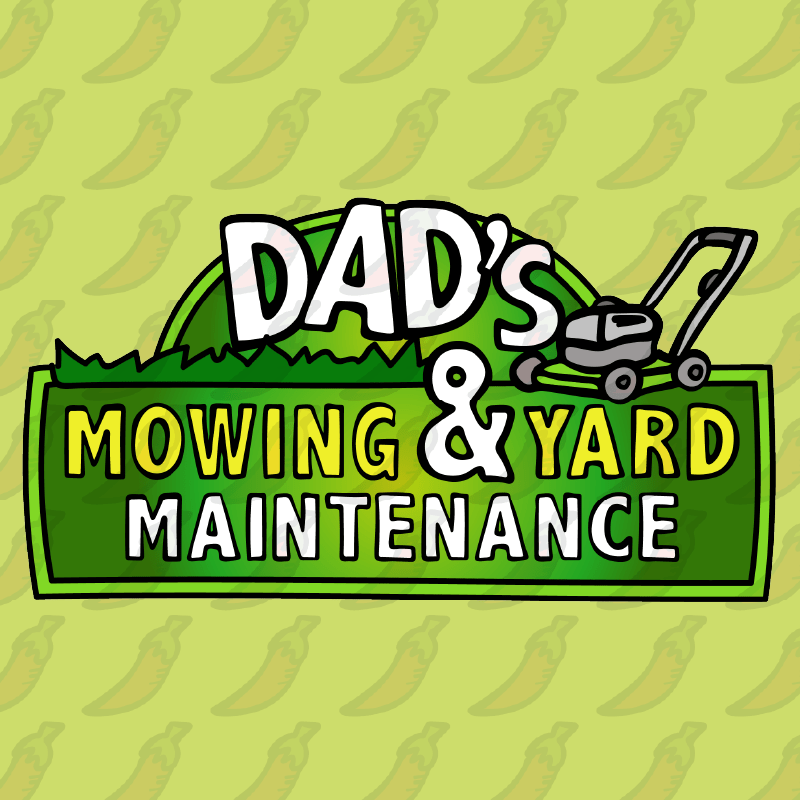 Dad’s Mowing Company 👍 – Men's T Shirt