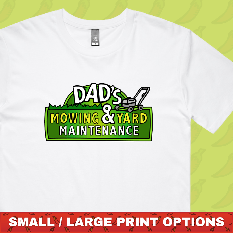 Dad’s Mowing Company 👍 – Men's T Shirt