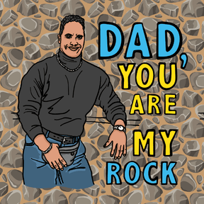 Dad You Are My Rock 💪🏾 - Stubby Holder