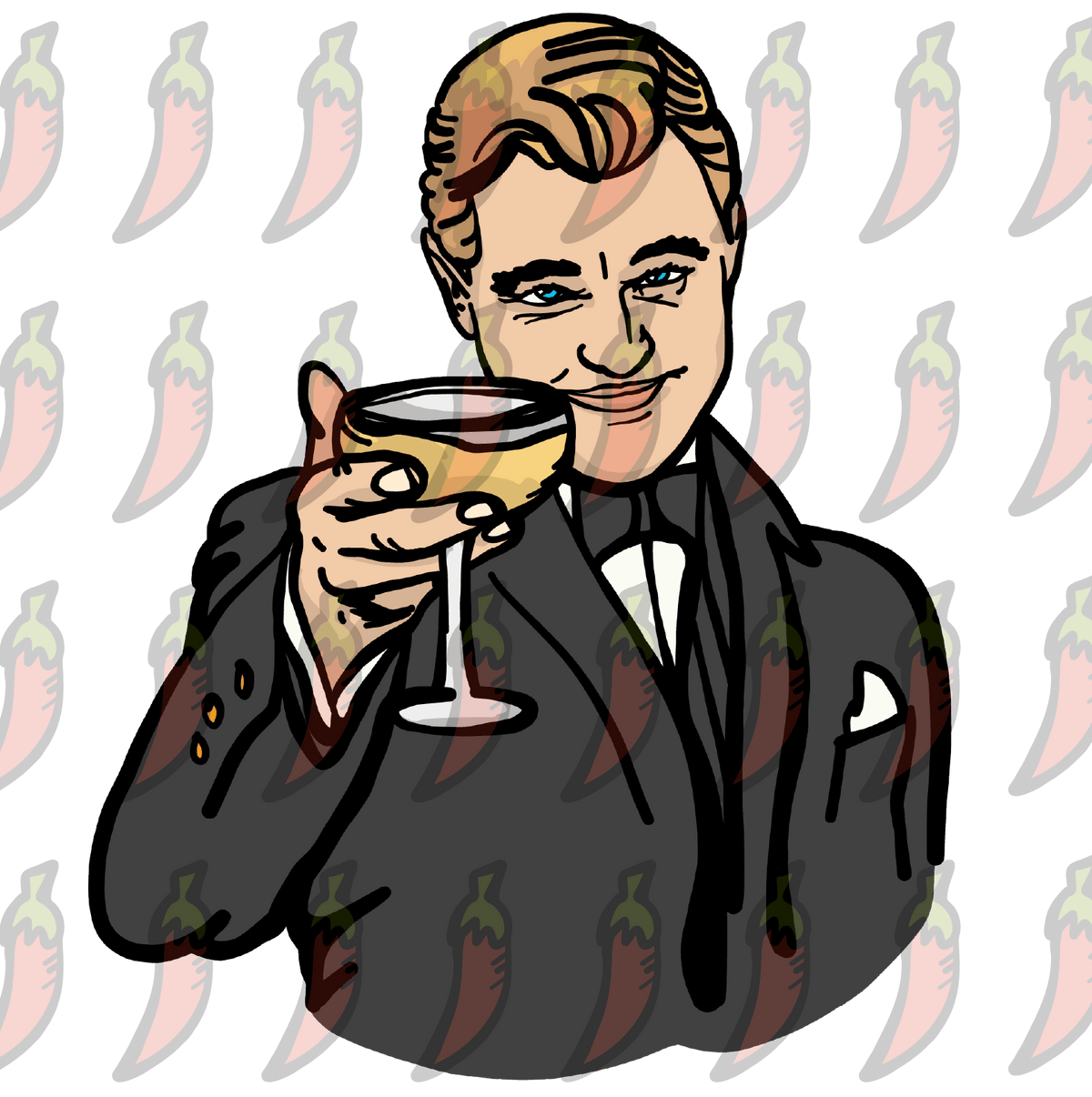 DiCaprio Gatsby Cheers 🍸 - Stubby Holder