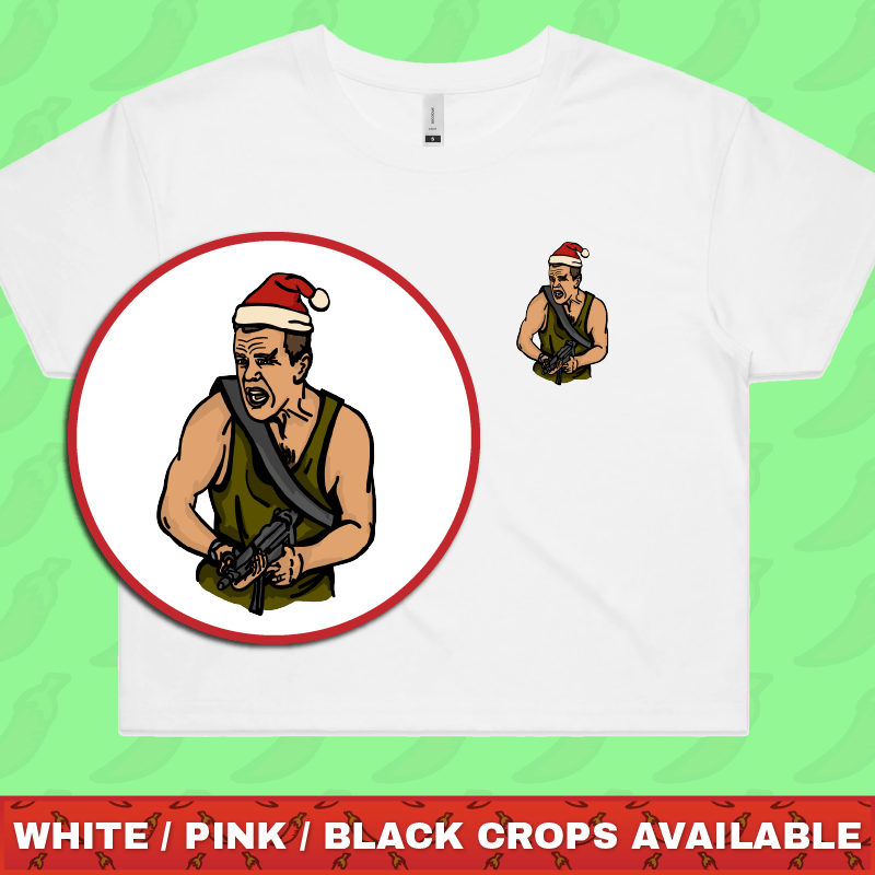 Die Hard Christmas 🧨🎄- Women's Crop Top