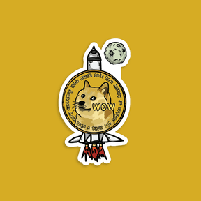 Dogecoin back 🚀 - Sticker