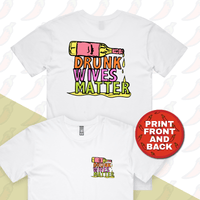 Drunk Wives Matter 🥂 – Men's T Shirt