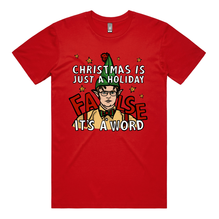 Dwight Christmas 👩‍🌾🎄 - Men's T Shirt