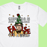 Dwight Christmas 👩‍🌾🎄 - Men's T Shirt