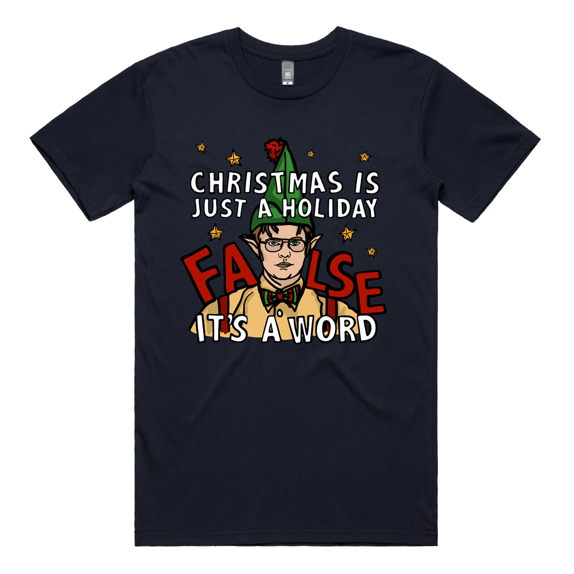 Dwight Christmas 👩‍🌾🎄 - Men's T Shirt
