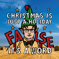 Dwight Christmas 👩‍🌾🎄- Stubby Holder