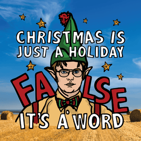 Dwight Christmas 👩‍🌾🎄- Stubby Holder