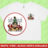 Dwight Christmas 👩‍🌾🎄- Women's Crop Top