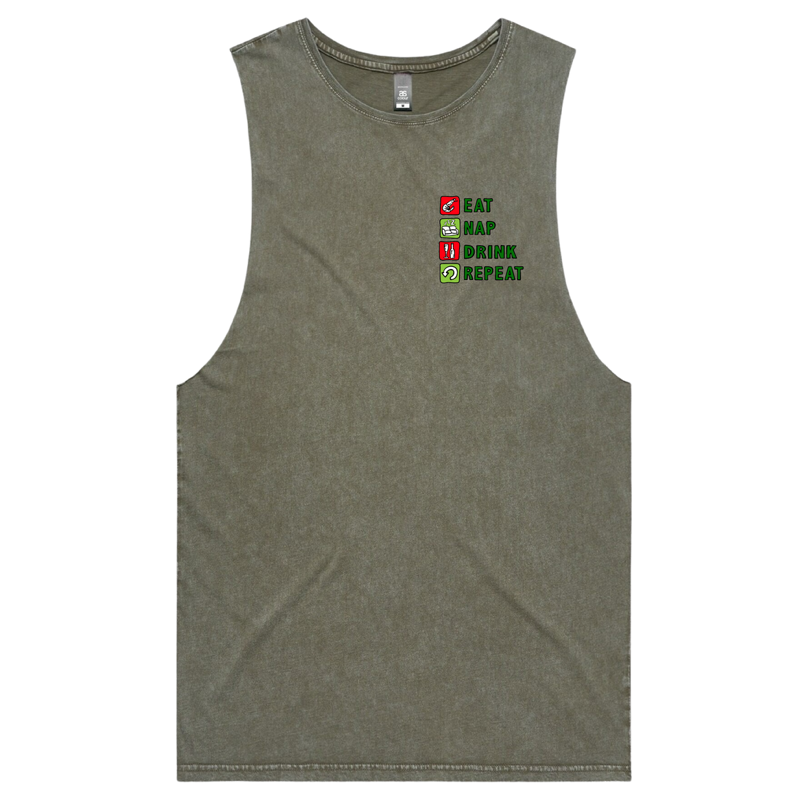 Eat Nap Drink Repeat 🦐💤 – Tank
