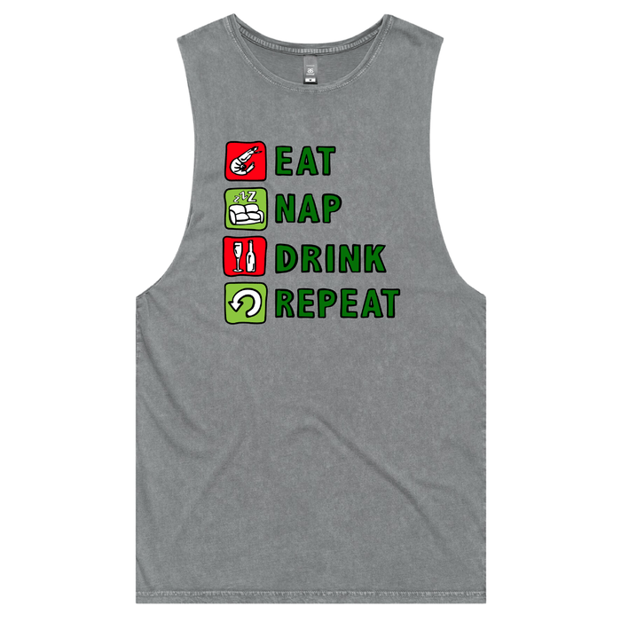 Eat Nap Drink Repeat 🦐💤 – Tank