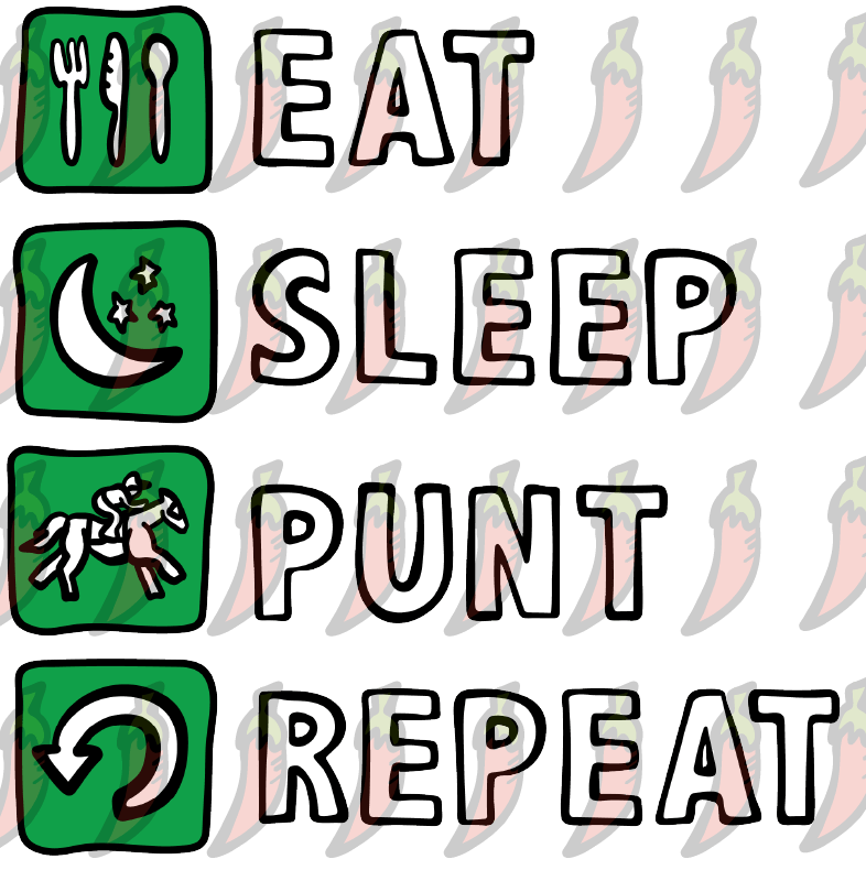 Eat Sleep Punt Repeat 🏇 - Men's T Shirt