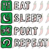 Eat Sleep Punt Repeat 🏇 - Unisex Hoodie
