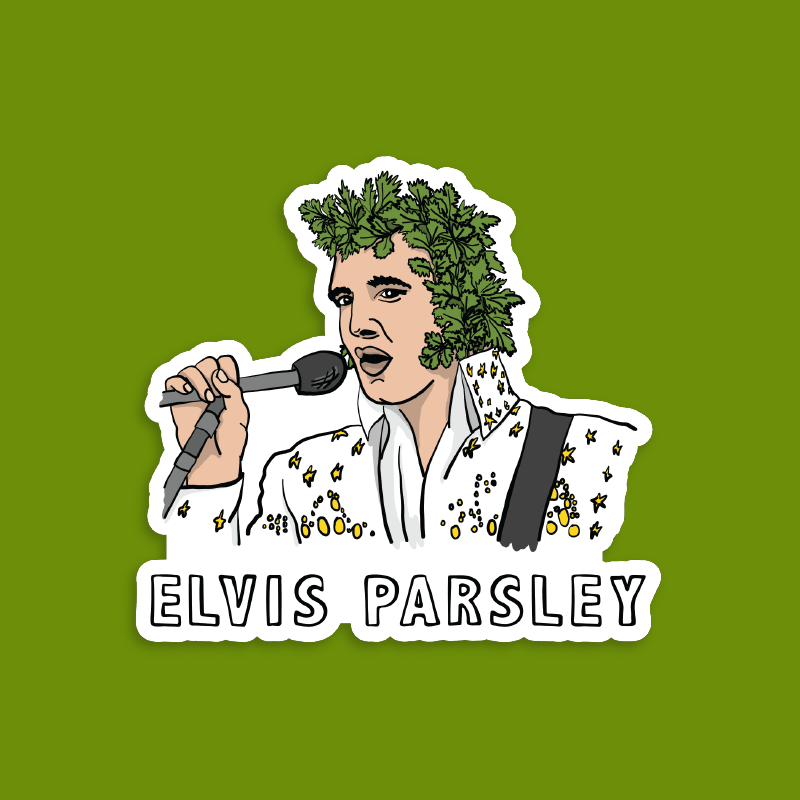 Elvis Parsley 🌿 - Sticker