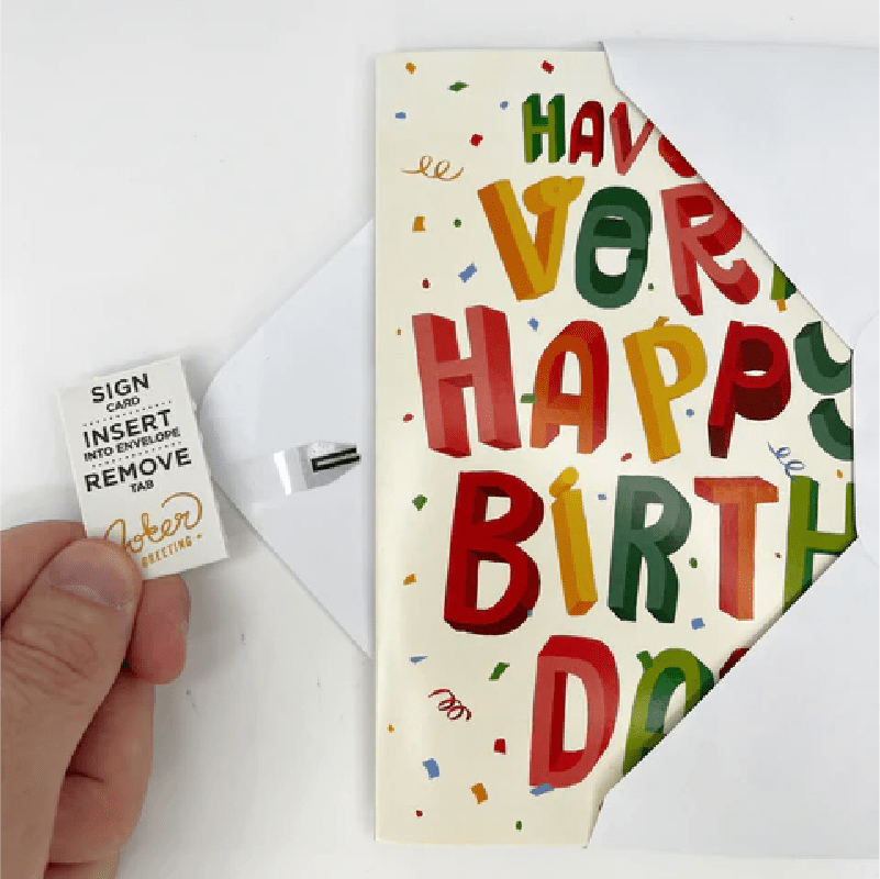 Endless Happy Birthday Farts 💨🔊 - Joker Greeting Prank Card (Glitter + Sound)