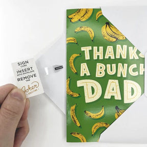 Endless Thank You Dad 🐶🔊 - Joker Greeting Prank Card (Glitter + Sound)