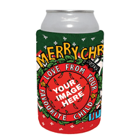 Favourite Child (2 Siblings) Christmas 🏆🎄 - Personalised Stubby Holder