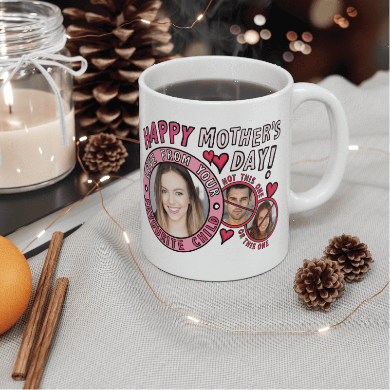 Favourite Child (2 Siblings) 🏆 - Customisable Coffee Mug
