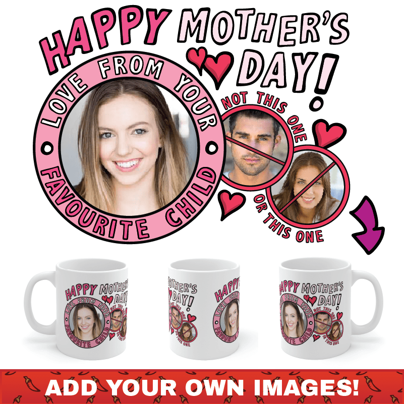 Favourite Child (2 Siblings) 🏆 - Customisable Coffee Mug