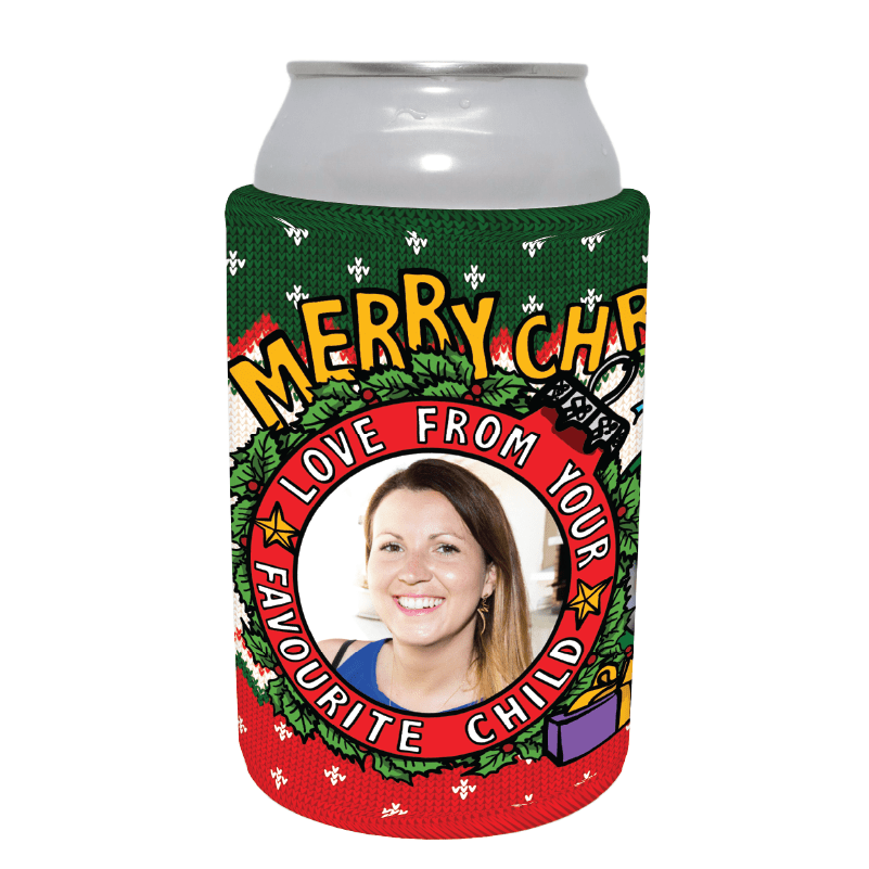 Favourite Child Christmas 🏆🎄 - Personalised Stubby Holder