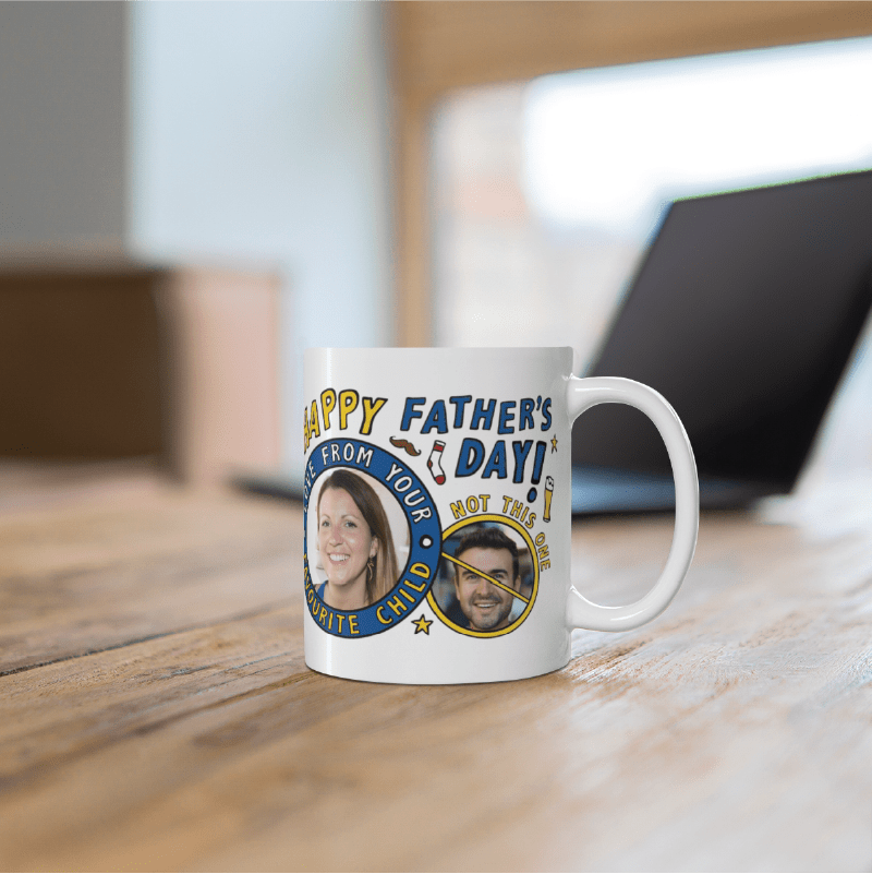 Favourite Child Father's Day 🏆 - Customisable Coffee Mug