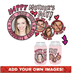 Favourite Child Mother's Day (3 Siblings) 🏆 - Personalised Stubby Holder