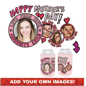 Favourite Child Mother's Day (3 Siblings) 🏆 - Personalised Stubby Holder